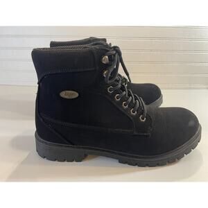 Lugz Warsaw MMANTLHD-001 Mens Black Synthetic Lace Up Casual Dress Boots 10.5